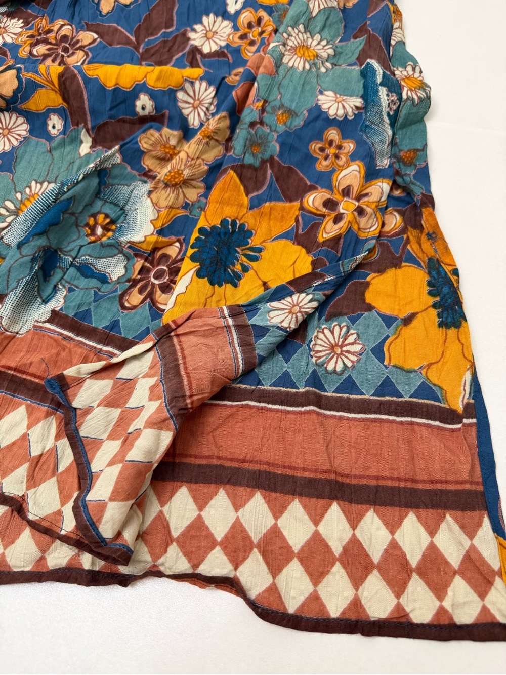 Vintage-Inspired Floral Midi Dress | Boho Retro Sundress - Picture 5 of 11